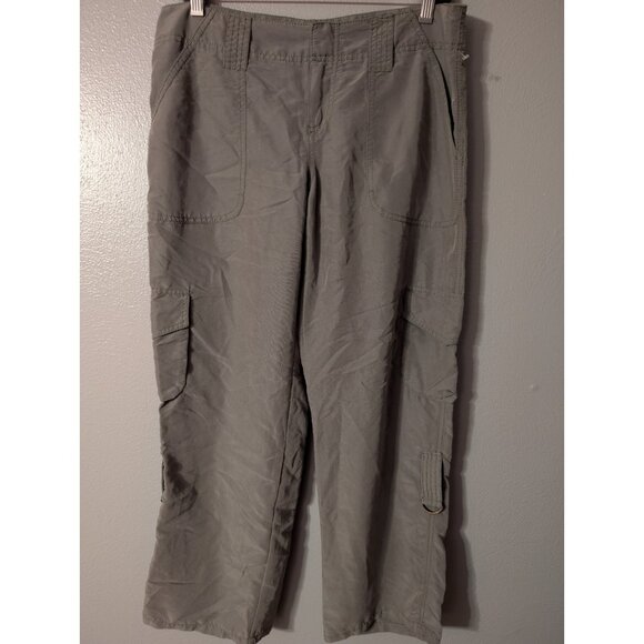 The Limited Drew Fit Women’s Green Cargo Utility Pants Olive Hiking Outdoor 8 - Picture 1 of 4
